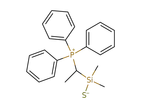 Molecular Structure of 302841-08-3 (2-methyl-3-triphenylphosphonio-2-silabutane-2-thiolate)