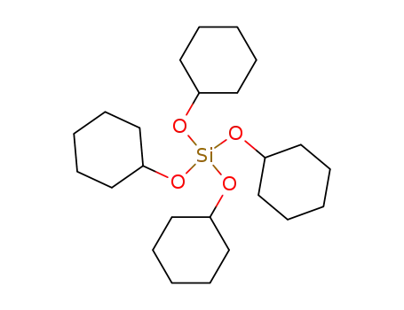 Molecular Structure of 15717-29-0 (TETRACYCLOHEXYL ORTHOSILICATE)
