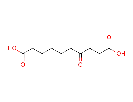 Molecular Structure of 114212-45-2 (Decanedioic acid, 4-oxo-)