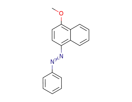 Molecular Structure of 24390-69-0 (1-METHOXY-4-(PHENYLAZO)NAPHTHALENE)