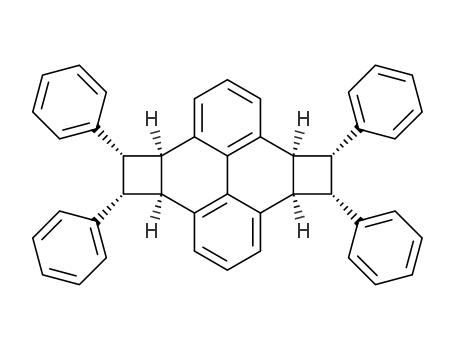 Molecular Structure of 100603-84-7 (3b,4,5,5a,8b,9,10,10a-Octahydro-4,5,9,10-tetraphenyldicyclobuta<e,l>pyren)
