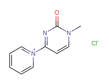 Molecular Structure of 143784-18-3 (Pyridinium, 1-(1,2-dihydro-1-methyl-2-oxo-4-pyrimidinyl)-, chloride)