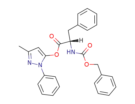 3-Methyl-1-phenyl-5-(Z-DL-phenylalanyloxy)-pyrazol