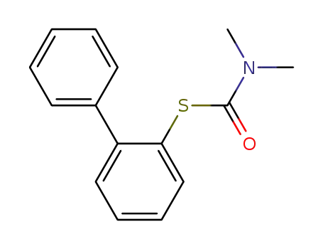 Molecular Structure of 16241-17-1 (S-<2-Diphenylyl>-dimethylthiocarbaminat)