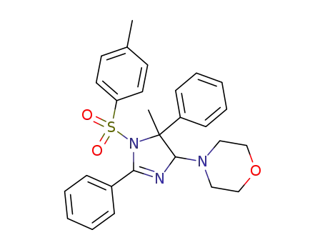 1H-Imidazole,
4,5-dihydro-5-methyl-1-[(4-methylphenyl)sulfonyl]-4-(4-morpholinyl)-2,5-
diphenyl-