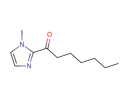 Molecular Structure of 95633-74-2 (2-N-HEPTANOYL-1-METHYLIMIDAZOLE)