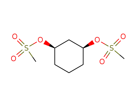 Molecular Structure of 39967-13-0 ((1R,3S)-cyclohexane-1,3-diyl dimethanesulfonate)