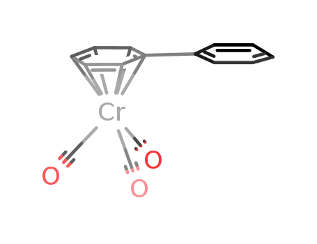 Molecular Structure of 12111-60-3 (Biphenylchromium tricarbonyl)