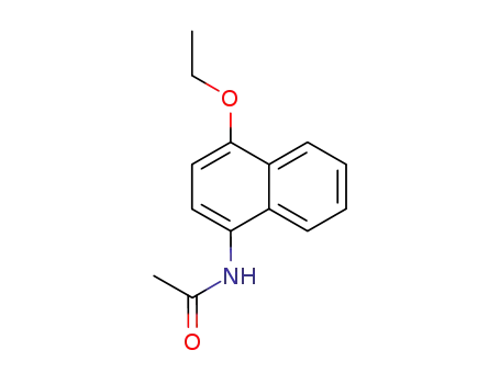 Molecular Structure of 861342-84-9 (<i>N</i>-(4-ethoxy-[1]naphthyl)-acetamide)
