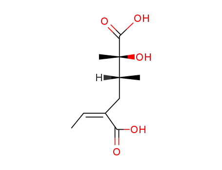 (2R,3R,5Z)-5-ethylidene-2-hydroxy-2,3-dimethylhexanedioic acid