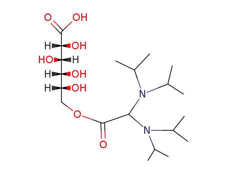 Molecular Structure of 13149-69-4 (6-[bis[bis(isopropyl)amino]acetate]-D-gluconic acid)