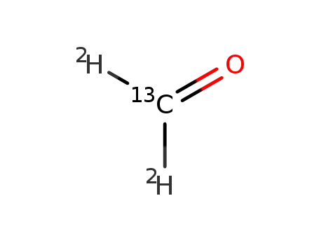 Molecular Structure of 63101-50-8 (Formaldehyde-13C,  d2  solution)