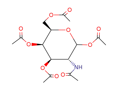 Molecular Structure of 76375-60-5 (D-Galactosamine pentaacetate)