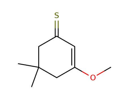 2-Cyclohexene-1-thione, 3-methoxy-5,5-dimethyl-
