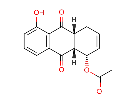 1-acetoxy-5-hydroxy-9,10-dioxo-1,4,4a,9,9a,10-hexahydroanthracene