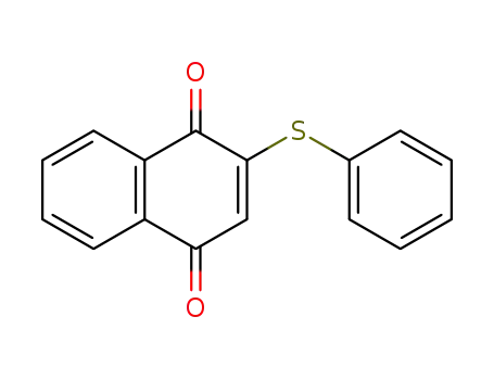 Molecular Structure of 57341-12-5 (1,4-Naphthalenedione, 2-(phenylthio)-)