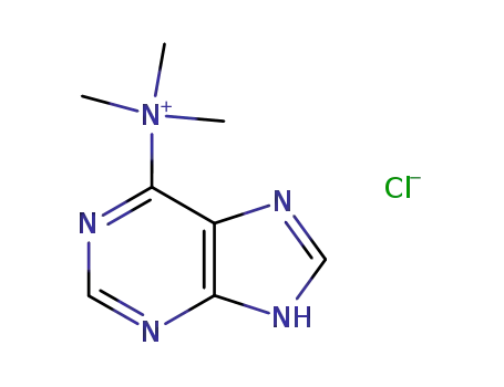Molecular Structure of 13020-83-2 (trimethyl(purin-6-yl)ammonium chloride)