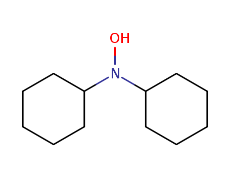 Molecular Structure of 19627-68-0 (Cyclohexanamine, N-cyclohexyl-N-hydroxy-)