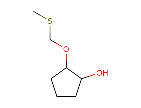 Molecular Structure of 85260-38-4 (2-Methylsulfanylmethoxy-cyclopentanol)