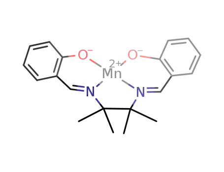 Molecular Structure of 64593-36-8 (Mn(N,N'-bis(salicylaldehyde)-1,1,2,2-tetramethylethylenediimine))