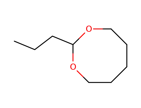 Molecular Structure of 78925-45-8 (1,3-Dioxocane, 2-propyl-)