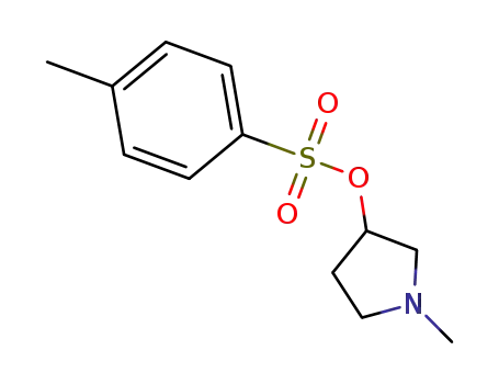 Molecular Structure of 60499-30-1 (toluene-4-sulfonic acid 1-methylpyrrolidin-3-yl ester)