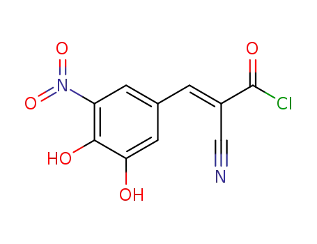 (2E)-2-cyano-3-(3,4-dihydroxy-5-nitrophenyl)-2-propenoyl chloride