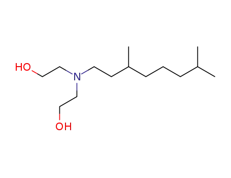 Molecular Structure of 102699-37-6 (bis(2-hydroxyethyl)(3',7'-dimethyloctyl)amine)