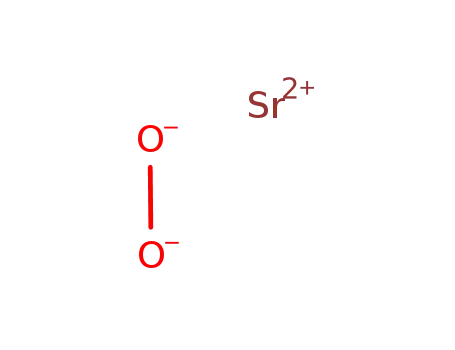 Molecular Structure of 1314-18-7 (Strontium peroxide)