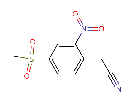 (4-methylsulfonyl-2-nitro)phenylacetonitrile
