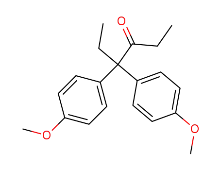 3-Hexanone, 4,4-bis(4-methoxyphenyl)-