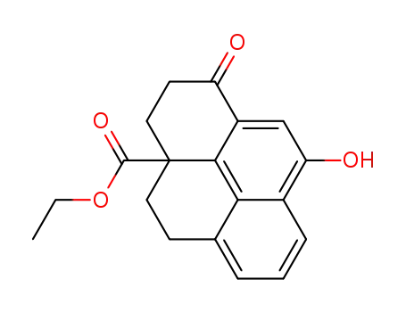 9-hydroxy-1-oxo-2,3,4,5-tetrahydro-1<i>H</i>-pyrene-3a-carboxylic acid ethyl ester