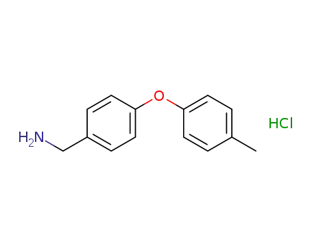 Molecular Structure of 262862-66-8 ((4-(p-tolyloxy)phenyl)methanamine hydrochloride)