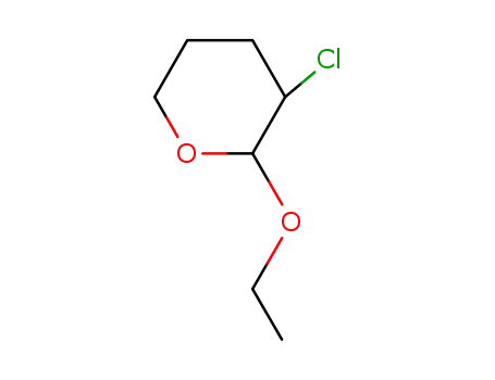 Molecular Structure of 6581-60-8 (3-chloro-2-ethoxy-tetrahydro-pyran)