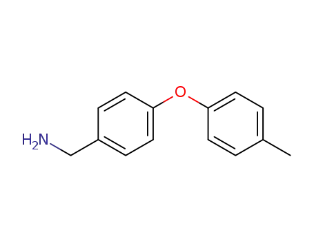 Molecular Structure of 129560-03-8 (4-(4-methylphenoxy)-Benzenemethanamine)
