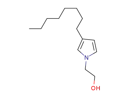 Molecular Structure of 1586805-20-0 (1-(2-hydroxyethyl)-3-octylpyrrole)
