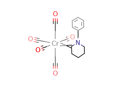 pentacarbonyl(N-benzyl-2-azacyclohexylidene)chromium<sup>(0)</sup>