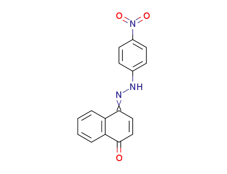 Molecular Structure of 36853-60-8 (1,4-Naphthalenedione, mono[(4-nitrophenyl)hydrazone])