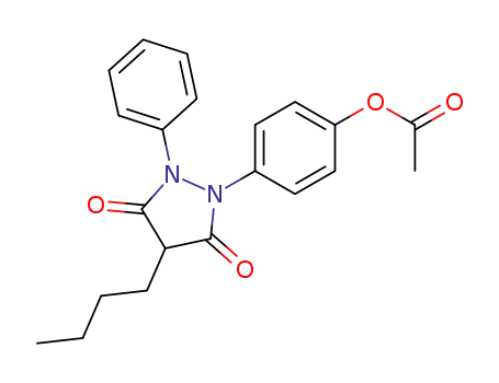 3,5-Pyrazolidinedione, 1-[4-(acetyloxy)phenyl]-4-butyl-2-phenyl-
