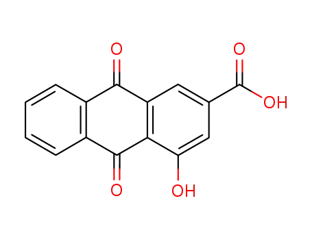 4-hydroxy-9,10-dioxo-9,10-dihydroanthracene-2-carboxylic acid