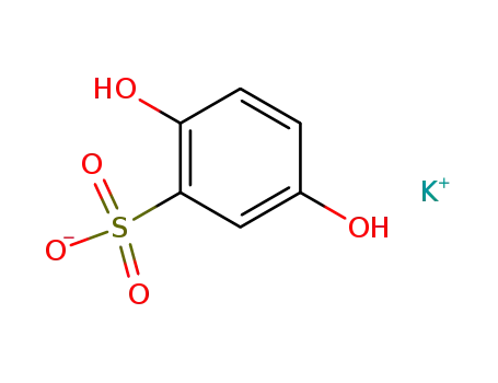 Molecular Structure of 21799-87-1 (Potassium 2,5-dihydroxybenzenesulfonate)