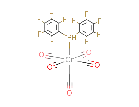 (CO)5Cr{PH(C<sub>6</sub>F<sub>5</sub>)2}