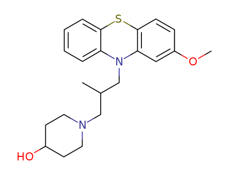 4-Piperidinol,1-[3-(2-methoxy-10H-phenothiazin-10-yl)-2-methylpropyl]-