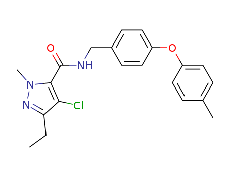 1H-Pyrazole-5-carboxamide,4-chloro-3-ethyl-1-methyl-N-[[4-(4-methylphenoxy)phenyl]methyl]-