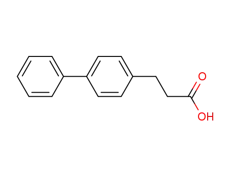 Molecular Structure of 35888-99-4 (2(4-Biphenyl)propionic acid)