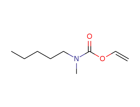 Molecular Structure of 87876-78-6 (Carbamic acid, methylpentyl-, ethenyl ester)