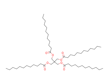 Dodecanoic acid,1,1'-[2,2-bis[[(1-oxododecyl)oxy]methyl]-1,3-propanediyl] ester