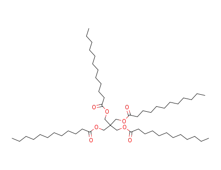 Molecular Structure of 13057-50-6 (pentaerythritol tetralaurate)