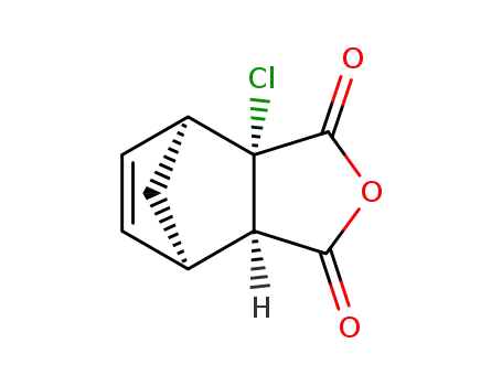 Molecular Structure of 828-38-6 (3a-chloro-3a,4,7,7a-tetrahydro-4,7-methano-2-benzofuran-1,3-dione)