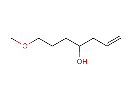 Molecular Structure of 1238320-08-5 (7-methoxy-1-hepten-4-ol)
